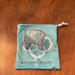 Kendra Scott Silver cuff Bracelet
